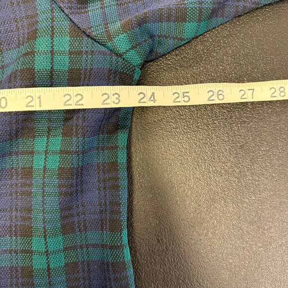 Vintage Cricket Lane Plaid Blazer Jacket Tartan Acadamia Preppy Womens Size L - Picture 3 of 10